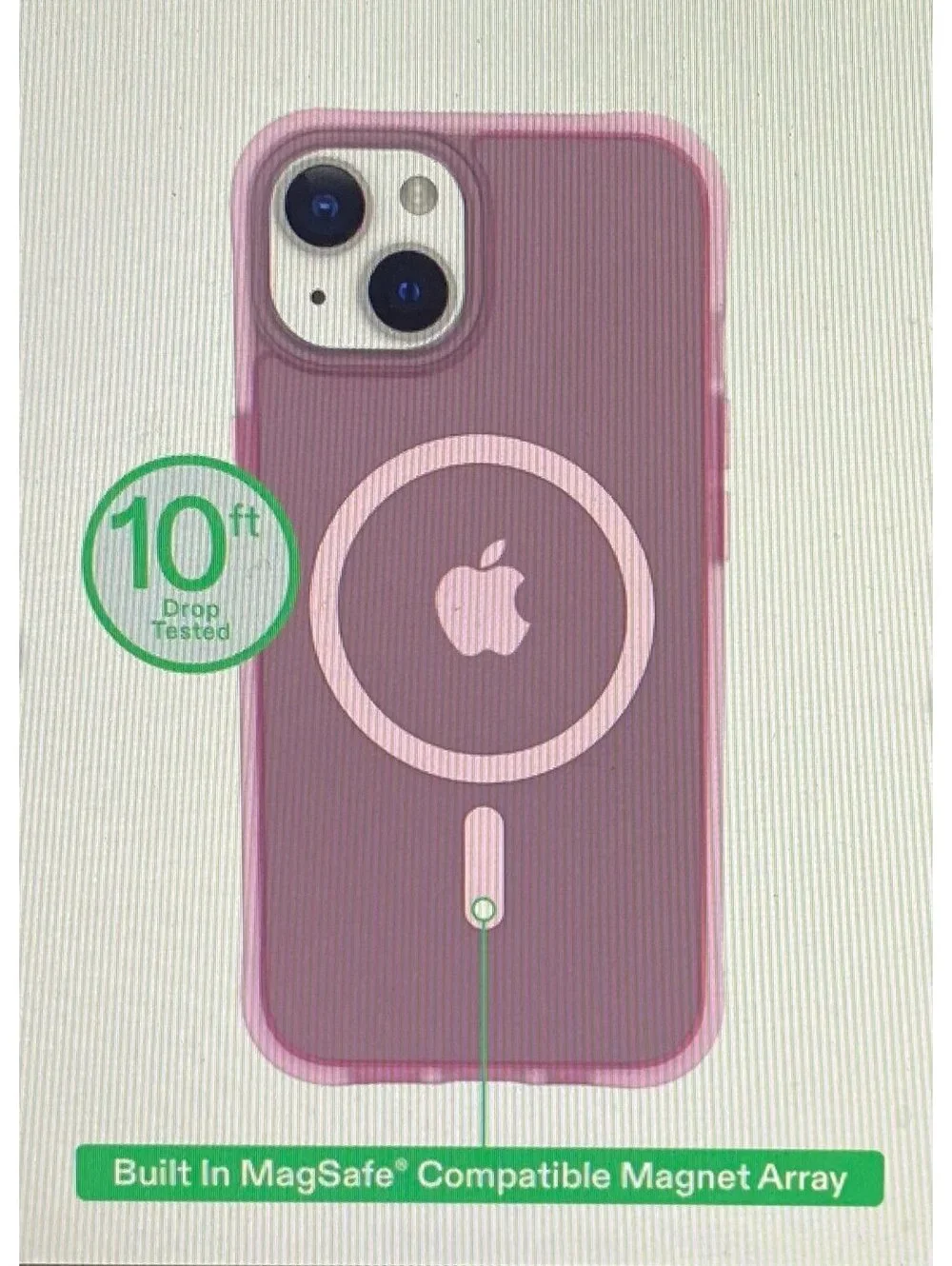 Onn Case for iPhone 16e/15/14/13 Frosted Pink